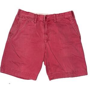 Polo Ralph Lauren Relaxed Fit Shorts Men 33 Pink Cotton Pony logo Preppy resort